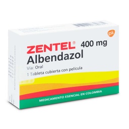 [ZENTEL] ZENTEL - Tabletas caja x 100 - 200 mg (venta x 2) (copiar)