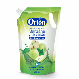 [ORION] ORION - Jabon liquido MANZANA Y TE VERDE - ANTIBACTERIAL x 900 mL