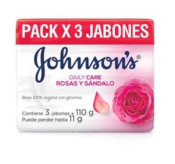 [PACK X3 JABONES JOHNSONS] PACK X3 JABONES JOHNSONS - Jabon base 100% vegetal con glicerina - NUTRI SPA / REFRESCANTE UVA VERDE x 110 g (copiar)