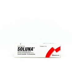 [SOLUNA] SOLUNA - Solucion inyectable - via I.M 1 ampolla x 2 mL - 150 mg + 10 mg