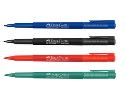 PLUMON INDELEBLE DELGADO - Plumon indeleble delgado MULTIMARK 27 FABER CASTELL