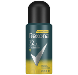 [REXONA] REXONA - Aerosol antitranspirante ACTIVADO POR EL MOVIMIENTO - V8 72 h x 58 g / 98 mL