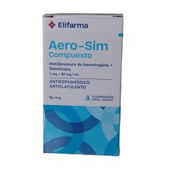 [AERO - SIM COMPUESTO] AERO - SIM COMPUESTO - Suspension oral gotas x 15 mL - 1 mg + 80 mg / mL