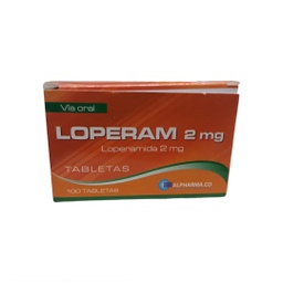 [LOPERAM] LOPERAMIDA - Tabletas caja x 100 - 2 mg (copiar)