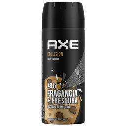 [AXE] AXE - Desodorante corporal en spray COLLISION CUERO &amp; COOKIES 48H MAXIMA FRESCURA x 97 g / 150 mL (copiar)