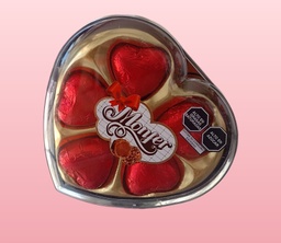 [CHOCOLATES] CHOCOLATES - Caja de chocolates MONFER en envase grande de forma corazon