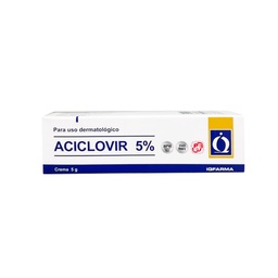 [ACICLOVIR 5% IQFARMA] ACICLOVIR 5% FARMINDUSTRIA - Crema via topica x 5 g (copiar)