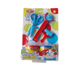 [PLAY SET] PLAY SET - Plastilina PLASTICINE MAGICAL x 2 potes de colores con accesorios en blister