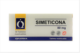 [SIMETICONA IQFARMA] SIMETICONA IQFARMA - Tabletas masticables caja x 30 - 80 mg