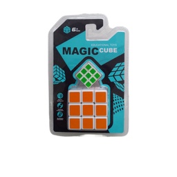 [MAGIC CUBE] MAGIC CUBE - Juego del cubo magico 3 x 3 x 3 en blister - 2 CUBOS ( GRANDE Y CHICO )