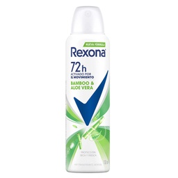 [REXONA] REXONA - Aerosol antitranspirante ACTIVADO POR EL MOVIMIENTO - BAMBOO &amp; ALOE VERA - 72h x 89 g / 150 mL