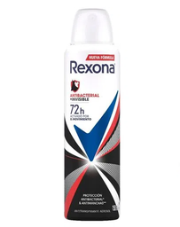 [REXONA] REXONA - Antitranspirante aerosol ANTIBACTERIAL + INVISIBLE - ACTIVADO POR EL MOVIMIENTO  72h x 150 mL / 87 g