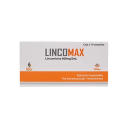 [LINCOMAX] LINCOMICINA PHARMA GENERICOS - Solucion inyectable ampolla via I.M. - I.V. caja x 10 - 600 mg / 2 mL (copiar)