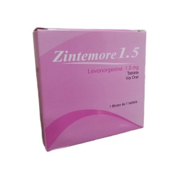 [ZINTEMORE 1.5] ZINTEMORE 1.5 - Tabletas caja x 1 - 1.5 mg