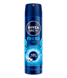 [NIVEA MEN] NIVEA MEN - Aerosol antitranspirante antibacterial FRESH ICE - INFINI FRESH - 48h PROTECCION x 91 g / 150 mL