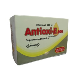 [ANTIOXI - E 400] ANTIOXI - E 400 - Capsulas blandas caja x 30 - 400 UI