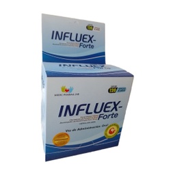[INFLUEX - FORTE] INFLUEX - FORTE - Capsulas blandas caja x 60 dosis (dosis = 2 capsulas blandas) - 325 mg + 5 mg + 10 mg