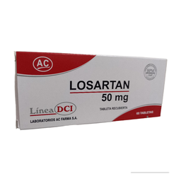 [LOSARTAN AC FARMA] LOSARTAN AC FARMA - Tabletas caja x 100 - 50 mg (copiar)