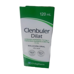 [CLENBULER DILAT] CLENBULER DILAT - Solucion oral x 120 mL - 7.5 mg + 0.005 mg / 5 mL