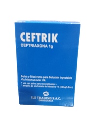 [CEFTRIK] CEFALOGEN - Polvo para solucion inyectable via I.M. - 1 g + 35 mg / 3.5 mL (copiar)