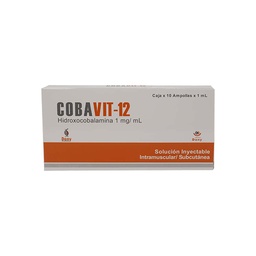 [COBAVIT 12] COBAVIT 12 - Solucion inyectable I.M. / Subcutanea - ampolla x 1 mL - 1 mg / mL