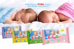 BABYGUU - Toallitas humedas EXTRAGRUESAS CON ALOE VERA Y VITAMINA E