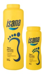 ISANA - Talco para pies TRIPLE ACCION