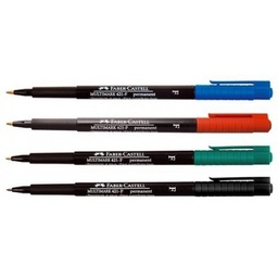 PLUMON INDELEBLE DELGADO - Plumon indeleble delgado MULTIMARK 421 - F FABER CASTELL