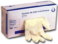 GUANTES ECONO - Guantes quirurgicos esteriles de latex con polvo caja x 100 (50 pares)