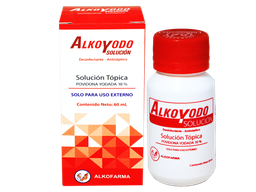 [ALKOYODO SOLUCION] ALKOYODO SOLUCION - Sol. Topica Uso Externo x 60 mL