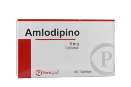 [AMLODIPINO PORTU] AMLODIPINO PORTUGAL - Tab. rec. caja x 100 - 5 mg