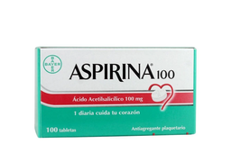 [ASPIRINA 100] ASPIRINA 100 - Tab. caja x 100 - 100 mg