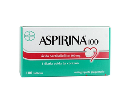 [ASPIRINA 100] ASPIRINA 100 - Tabletas caja x 100 - 100 mg