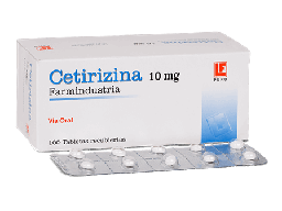 [CETIRIZINA FARMI] CETIRIZINA FARMINDUSTRIA - Tab. Recu. caja x 100  - 10 mg