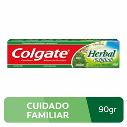 [COLGATE HERBAL ORIGINAL] COLGATE HERBAL ORIGINAL - Crema dental Anticaries con fluor y calcio 90 g