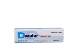 [DEXAFAR] DEXAFAR - Sol. inyect. Amp. x 2 mL via I.V. - I.M. - 8 mg / 2 mL