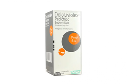 [DOLO LIVIOLEX PED] DOLO LIVIOLEX PEDIATRICO - Suspension oral x 60 mL - SABOR UVA - 9 mg / 5 mL