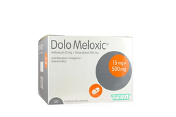 [DOLO MELOXIC] DOLO MELOXIC - Tabletas recubiertas caja x 120 - 15 mg + 500 mg