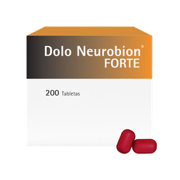 [DOLO NEUROBION FORTE] DOLO NEUROBION FORTE - Tab. caja x 200 - 50 mg + 50 mg + 50 mg + 1 mg