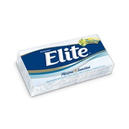 [ELITE] ELITE - Panuelos desechables triple hoja - CON ALOE VERA Y VITAMINAS - 22 cm x 21.5 cm x 10 unidades