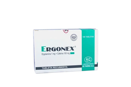 [ERGONEX] ERGONEX - Tabletas recubiertas caja x 100 - 1 mg + 100 mg