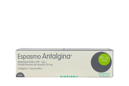 [ESPASMO ANTALGINA] ESPASMO ANTALGINA - Tab. caja x 100 - 250 mg + 10 mg