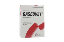 [GASEOVET] GASEOVET - Tabletas masticables caja x 120 - 80 mg