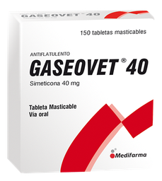 [GASEOVET 40] GASEOVET 40 - Tab. mast. caja x 150 - 40 mg