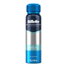 [GILLETTE] GILLETTE - Spray antitranspirante ARCTIC ICE x 93 g / 150 mL