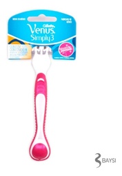 [GILLETTE VENUS SIMPLY 3] GILLETTE VENUS SIMPLY 3 - Afeitadora desechable GILLETTE 3 para mujer 3 hojas
