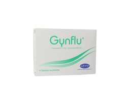 [GYNFLU] GYNFLU - Tab. recub. caja x 4 - 37.5 mg + 500 mg