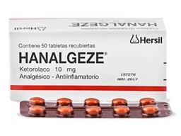 [HANALGEZE] HANALGEZE - Tab. rec. caja x 50 - 10 mg