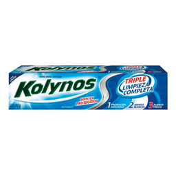[KOLYNOS TRIPLE] KOLYNOS TRIPLE - Crema dental con fluor TRIPLE LIMPIEZA COMPLETA 90 g