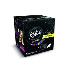 [KOTEX] KOTEX - Toallas femeninas KOTEX - EVOLUTION ULTRAFINA x 8 unidades